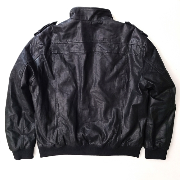 Leather Motorcycle Jacket - Picture 4 of 12